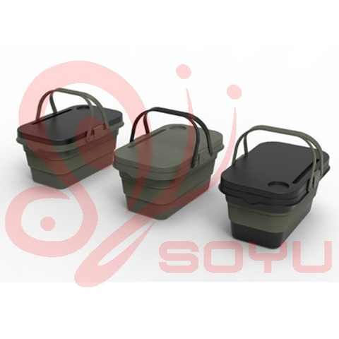 戶外摺疊野餐籃(附桌板蓋)