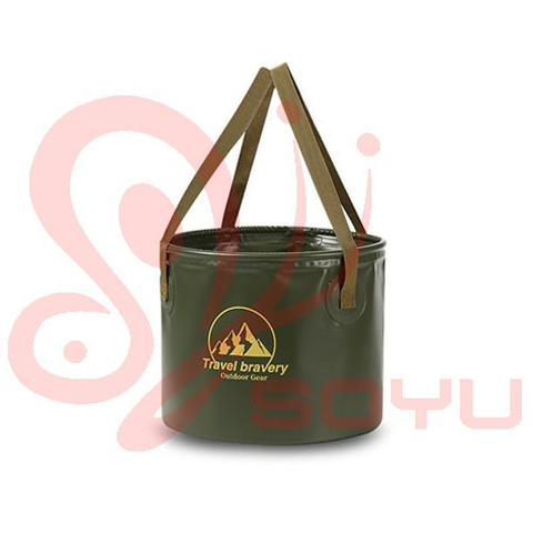 PVC折疊水桶 露營折疊水桶
